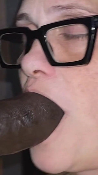 Stepmom with Glasses Serves Her Master Trotzilla's Black Cock