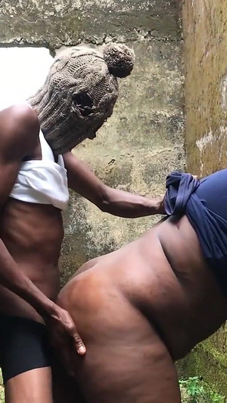 I Fuck My Step-brothers Big Black Fat Ass in an Uncompleted Building Because the Room Was Not Free