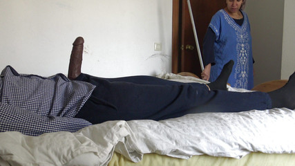 Algerian Maid Has Sex with a Big Black Cock in a Suburb of Marseille