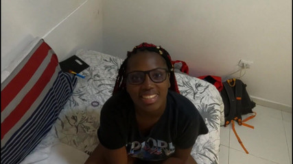 Ebony Bitch so Fucking Horny When I Woke up I Sucked My Neighbors Stepson Big Black Dick in His Bedroom - Mastermeat1