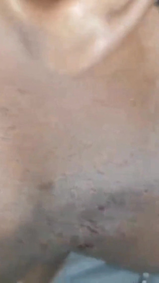 Legs Wide Open in Sexy Fishnet Outfit Hubby Eating My Pussy Moaning Orgasms