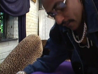 Black on Black Fuck for a Black Pussy Handling a Big Black Cock