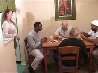 Poker party - part 1 - wife finishes hubbys debt